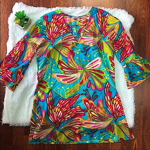 🆕BUCK HEAD BETTIES SUPER CUTE SILKY FEEL CHIC &TRENDY BEAUTIFUL COLORING SHIRT - Picture 4 of 5